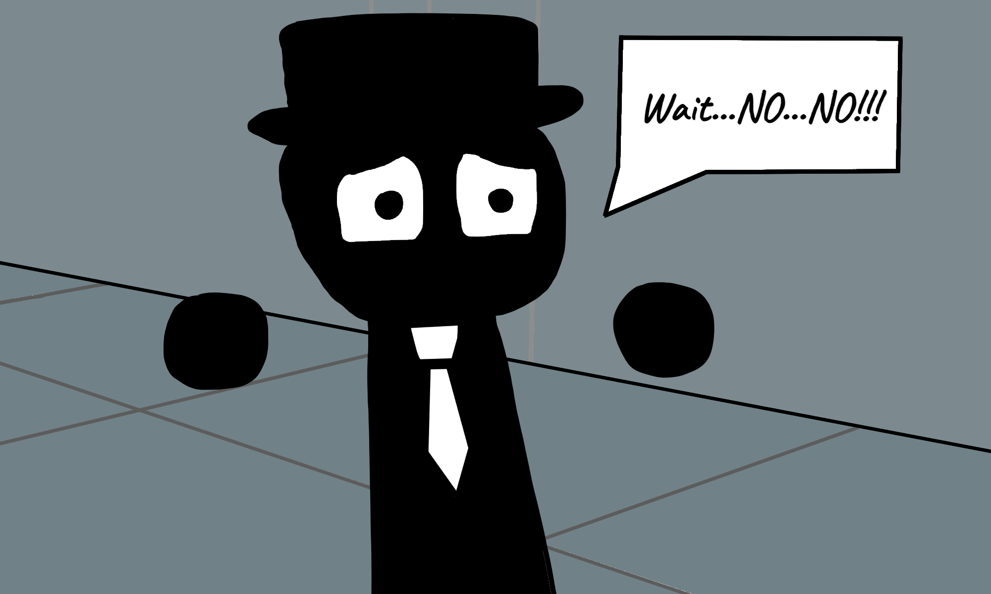 Black Gets Attacked By Gray And Wenda SPRUNKI By NestorReacts16 On Black gets attacked by gray and wenda sprunki by nestorreacts16 on