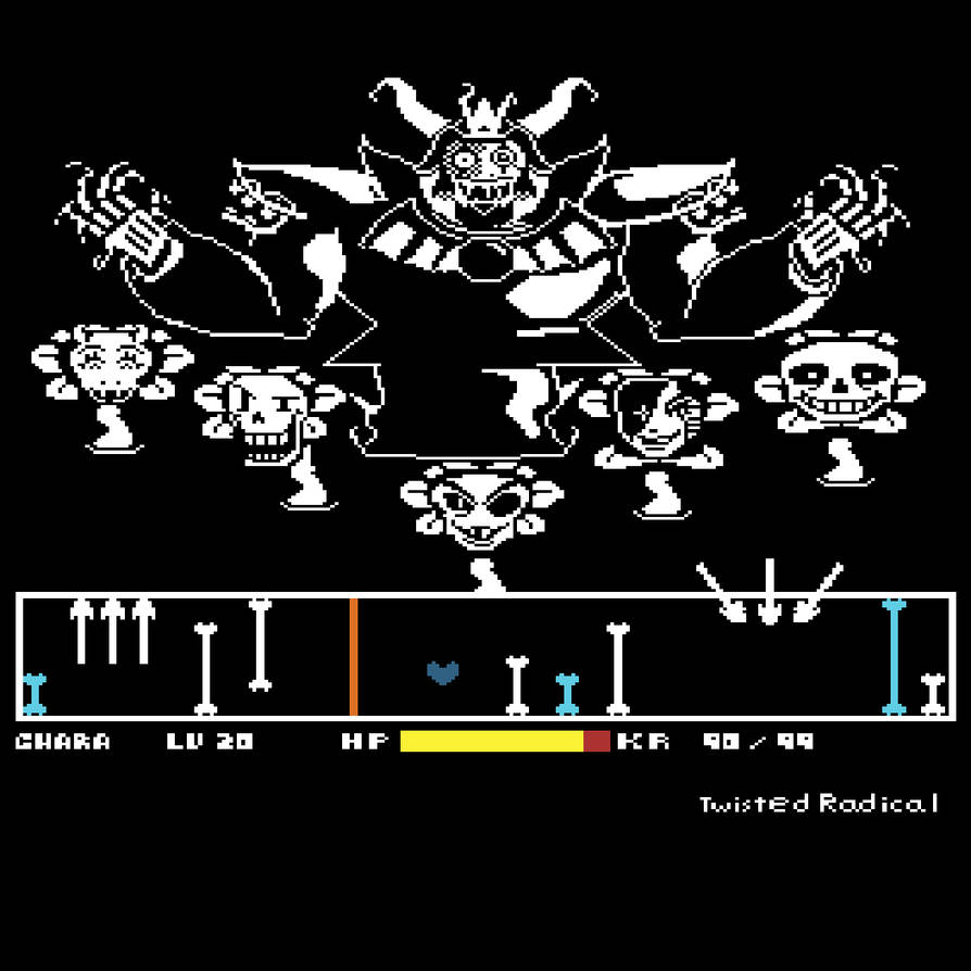 Боссы андертейл на геноциде