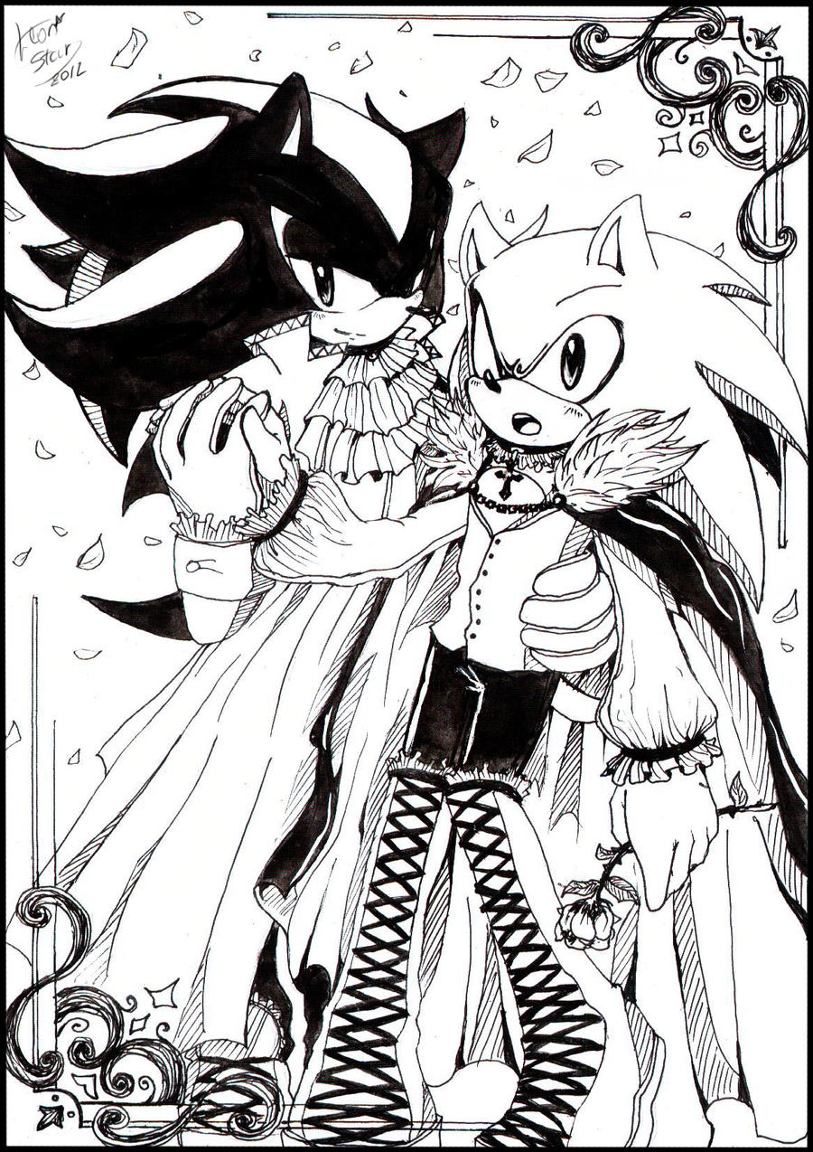 Jax on X: Day 7 of drawing Sonic ships: Sonic x Shadow. #sonadow