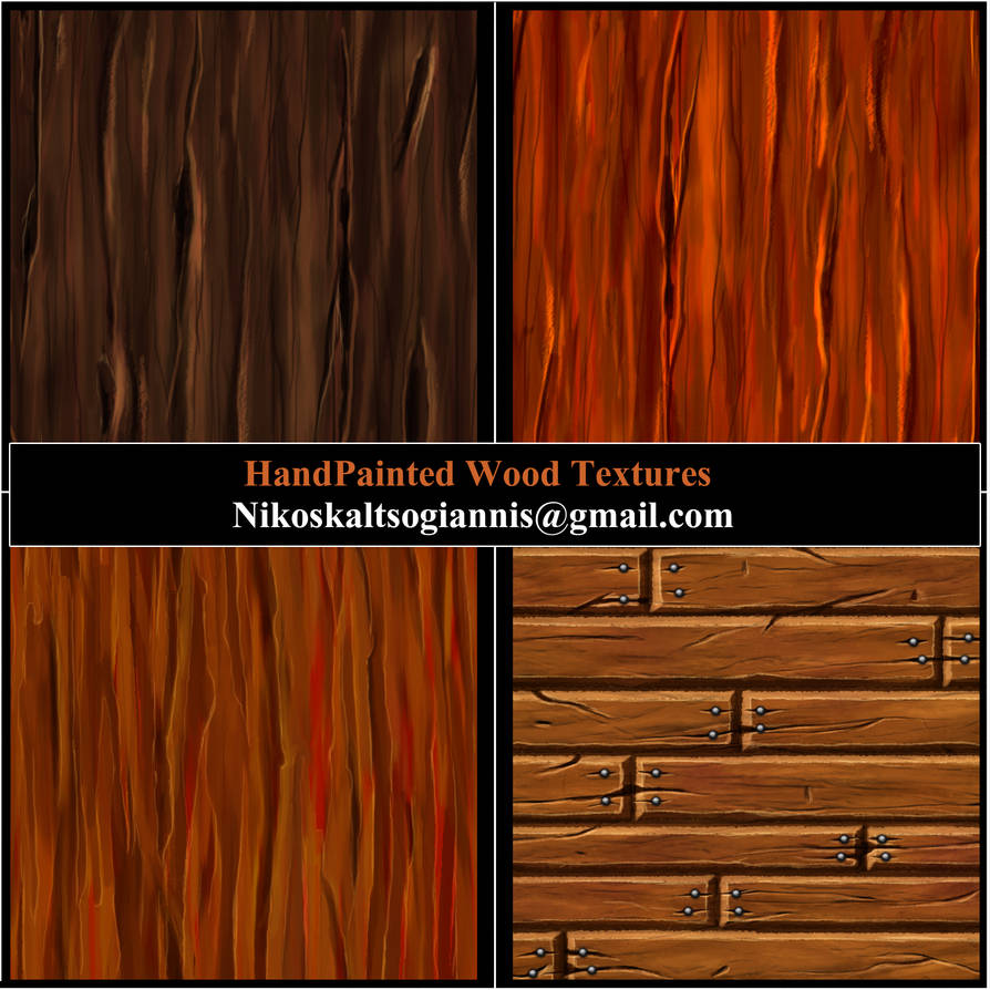 Handpainted Wood Textures by NickoxArt on DeviantArt