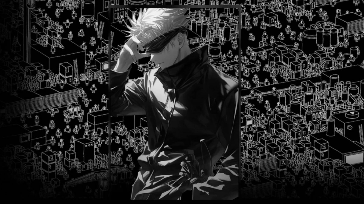 Gojo Back Shadow Steam Featured Artwork - Gojo Satoru Shadow by RosaelART on DeviantArt