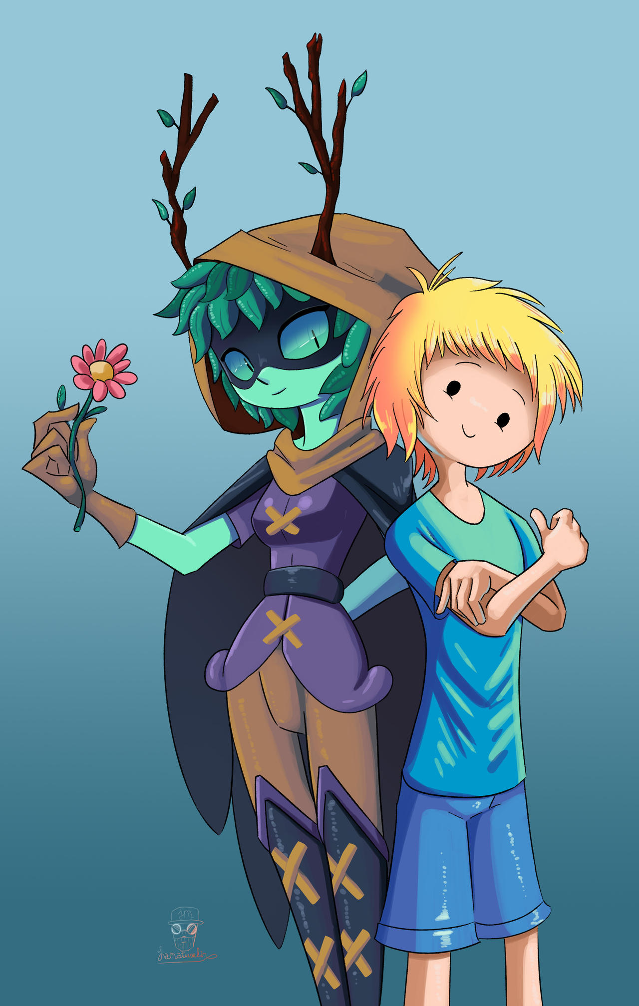 Finnoff Wizard Huntrress Wizard Finn by jamatuselin on DeviantArt