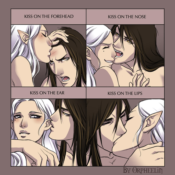 cute kiss meme