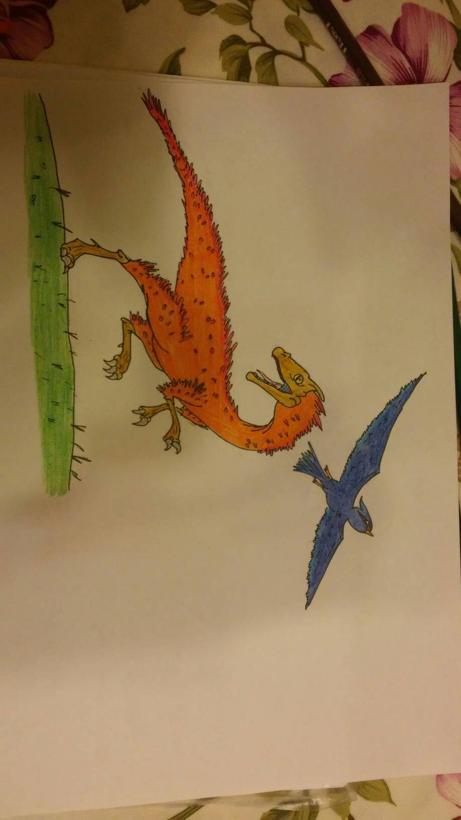 Fire raptor by AleJack on DeviantArt