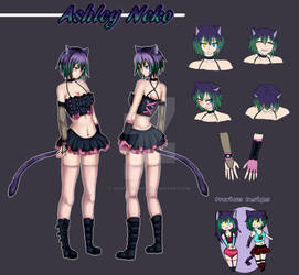 Ashley Neko *Mascot* Reference sheet