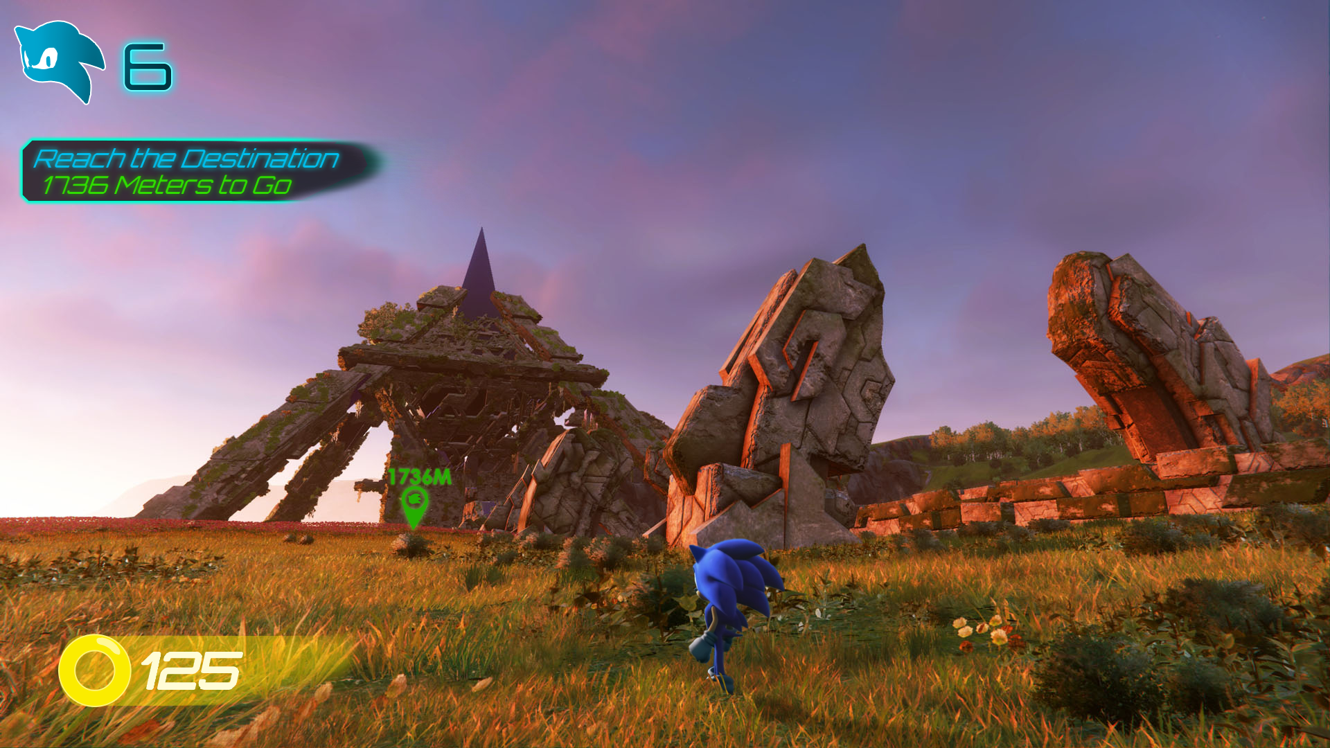 Sonic Frontiers Gameplay Mockup with new hud by NRU07 on DeviantArt