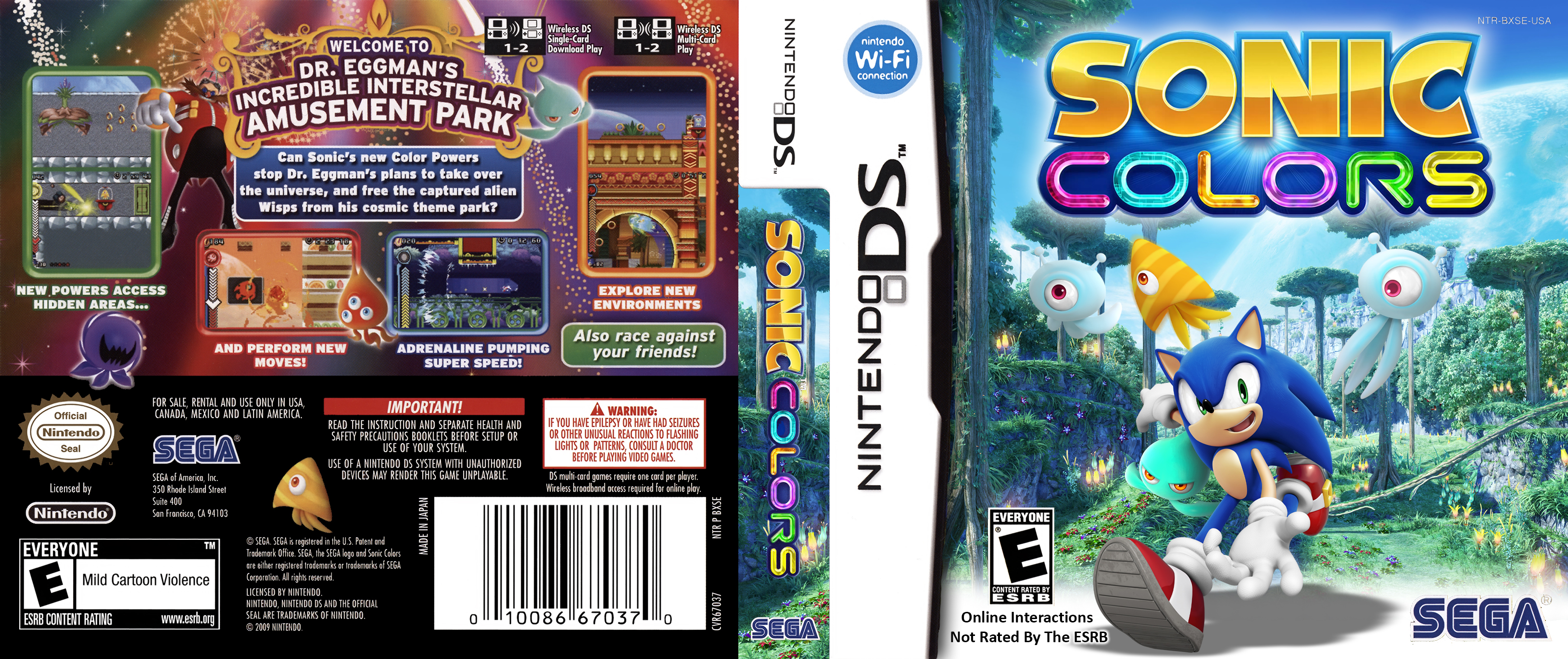 My Custom Sonic Colors DS boxart by NRU07 on DeviantArt