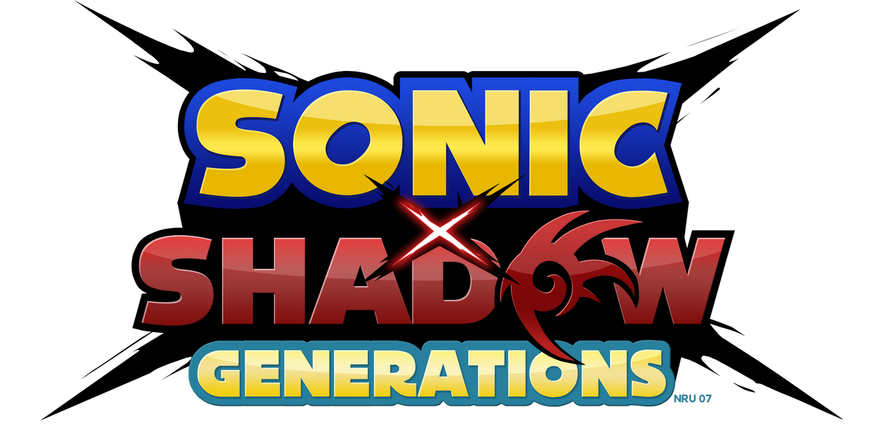 Sonic X Shadow Generations Logo Reimagined by NRU07 on DeviantArt