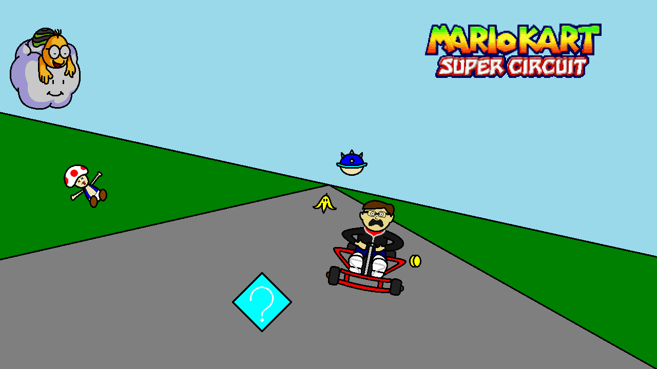 Mario Kart Super Circuit Title Screen