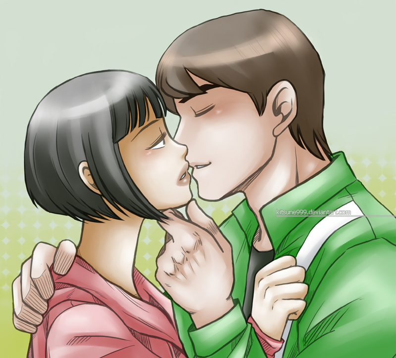 Kissing Anime couple by fadelesswolf on DeviantArt