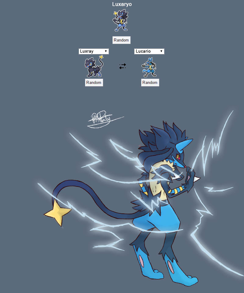 Pokemon Fusion: Luxaryo