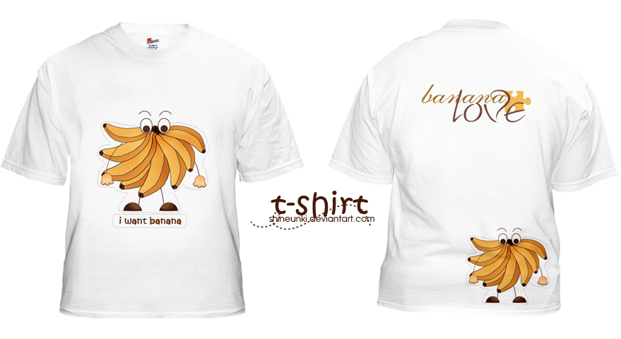 T shirt  banana