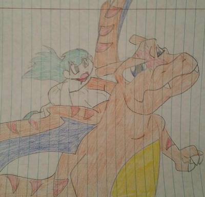 Charizard Ride Base Deviantart Riding on charizard by zoozybeencloned on DeviantArt