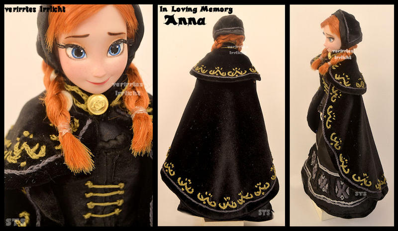 repainted ooak in loving memory anna doll.