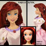 ooak repainted ariel doll.