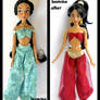 repainted ooak jasmine doll. - jafar's slave.