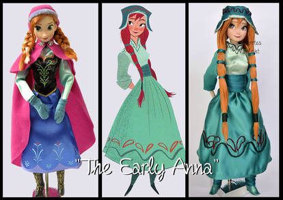 repainted ooak concept art anna doll. - gerda.