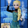 repainted ooak transformation let it go elsa doll.