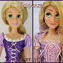 repainted ooak singing rapunzel doll.