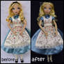 repainted ooak limited edition designer alice doll