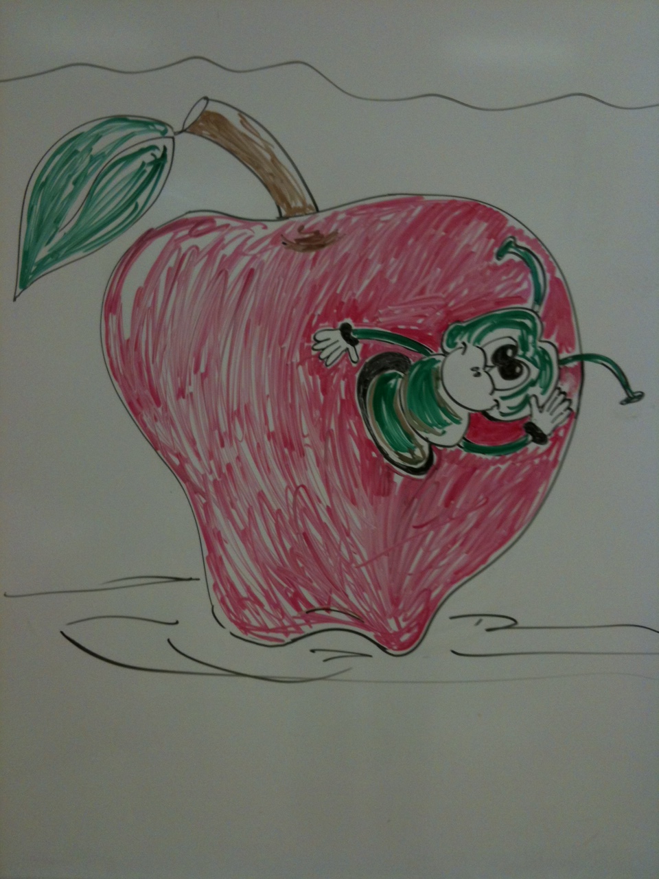 Apple Eraser Board Drawing