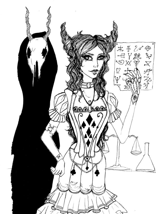 Daemon Alchemy demon alchemist by starsinmyteacup on DeviantArt