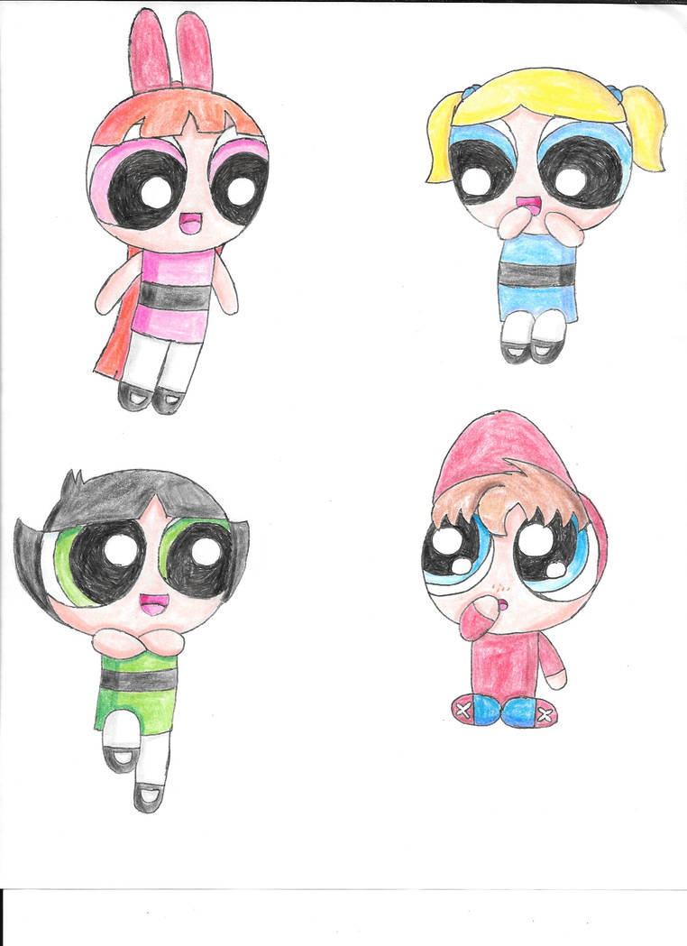 The Powerpuff Girls...and Boy by chibialvin on DeviantArt