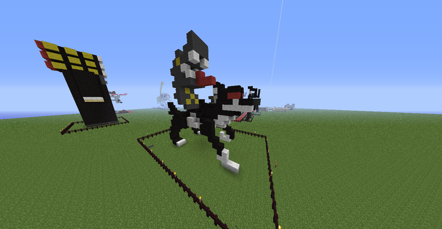 Minecraft Razorbill Razor minecraft statue /right view by Soundforever on DeviantArt