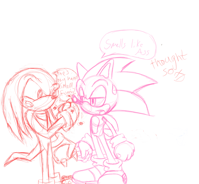 Knux: Smell My Hand