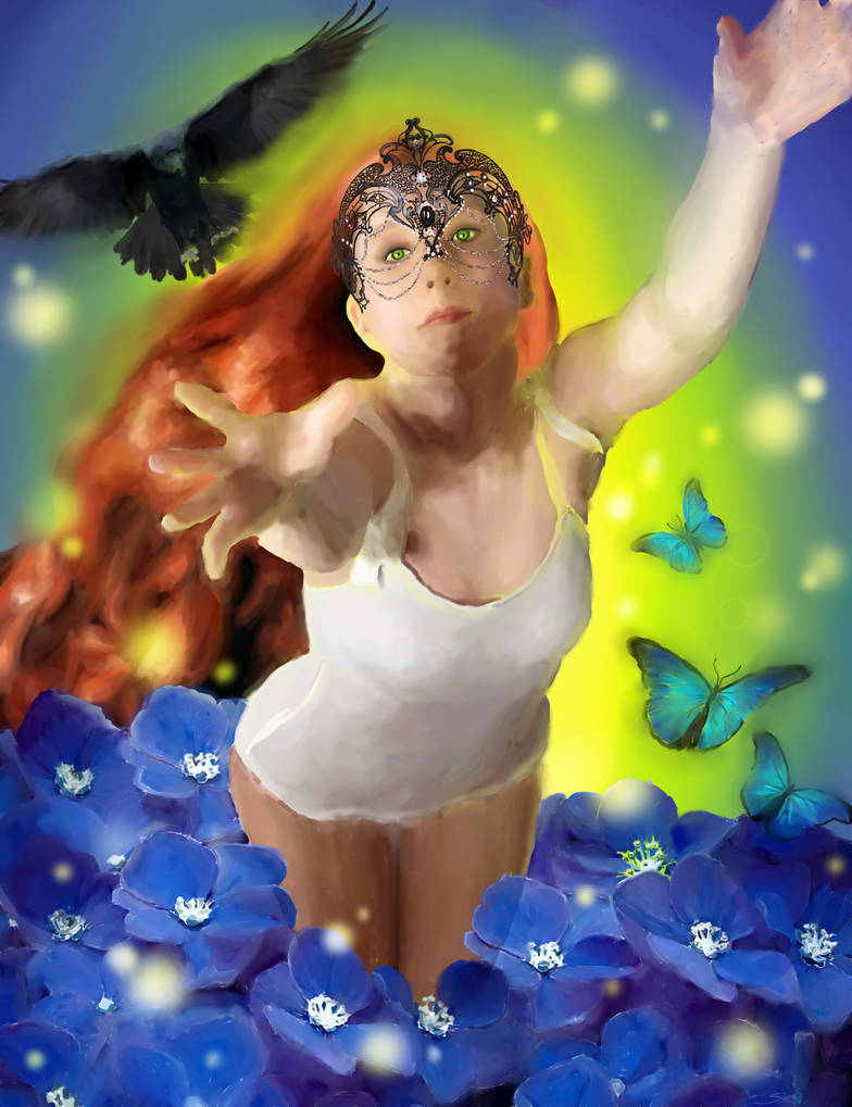 Fairy Riding Raven The Raven Fairy by Arcadis26 on DeviantArt