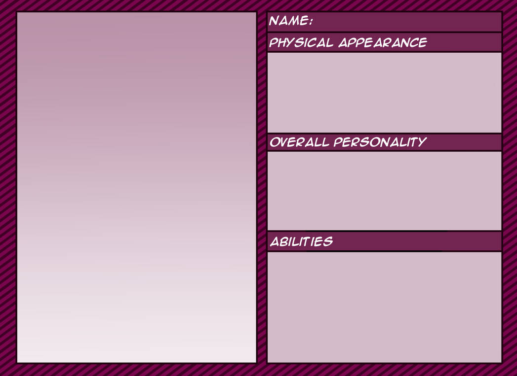 Potential Character Template by Seekerlano on DeviantArt