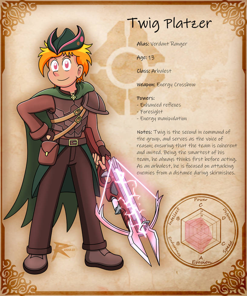 Hero Profile: Twig by Seekerlano on DeviantArt