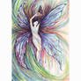 Butterfly Faery original watercolor painting