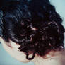The curls of a blue princess