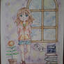 Girl and window