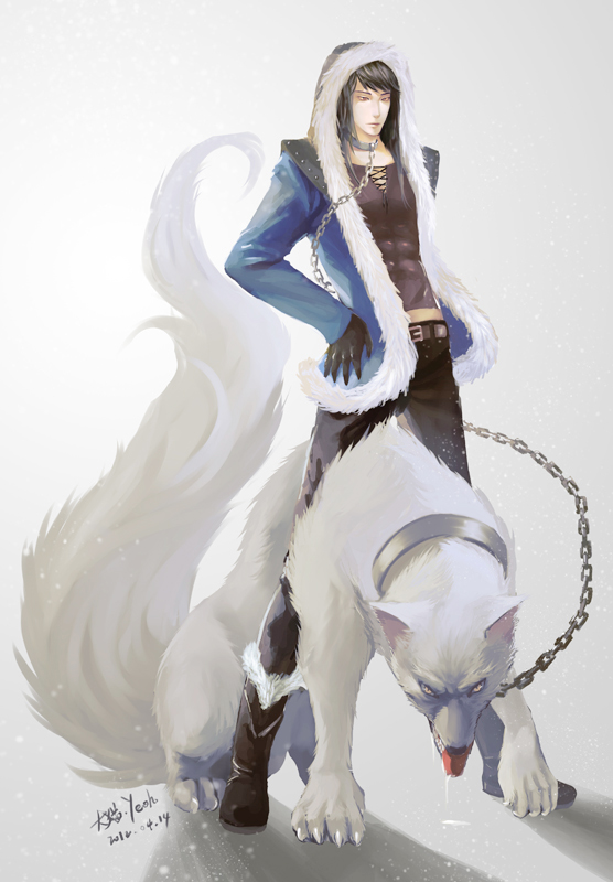Character~white wolf by bigcat-yeoh on DeviantArt