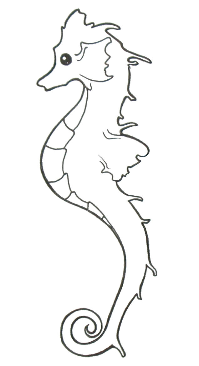 Seahorse tattoo design by Aryess on DeviantArt
