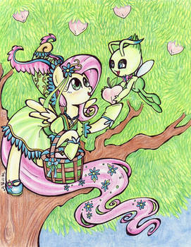 Fairy Legendary Ponymon: Fluttershy and Celebi