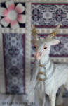 Bai Long Ma - White Dragon Horse by Worlds-in-Miniature