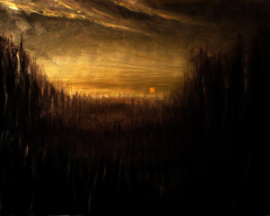 39' Desertic Landscape oil