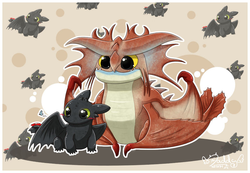 Toothless and Cloudjumper