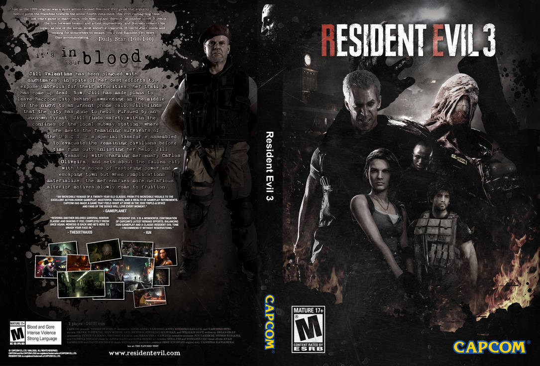 TPV Box Art Collection: Resident Evil 3 (2019) by ThePatchedVest on ...