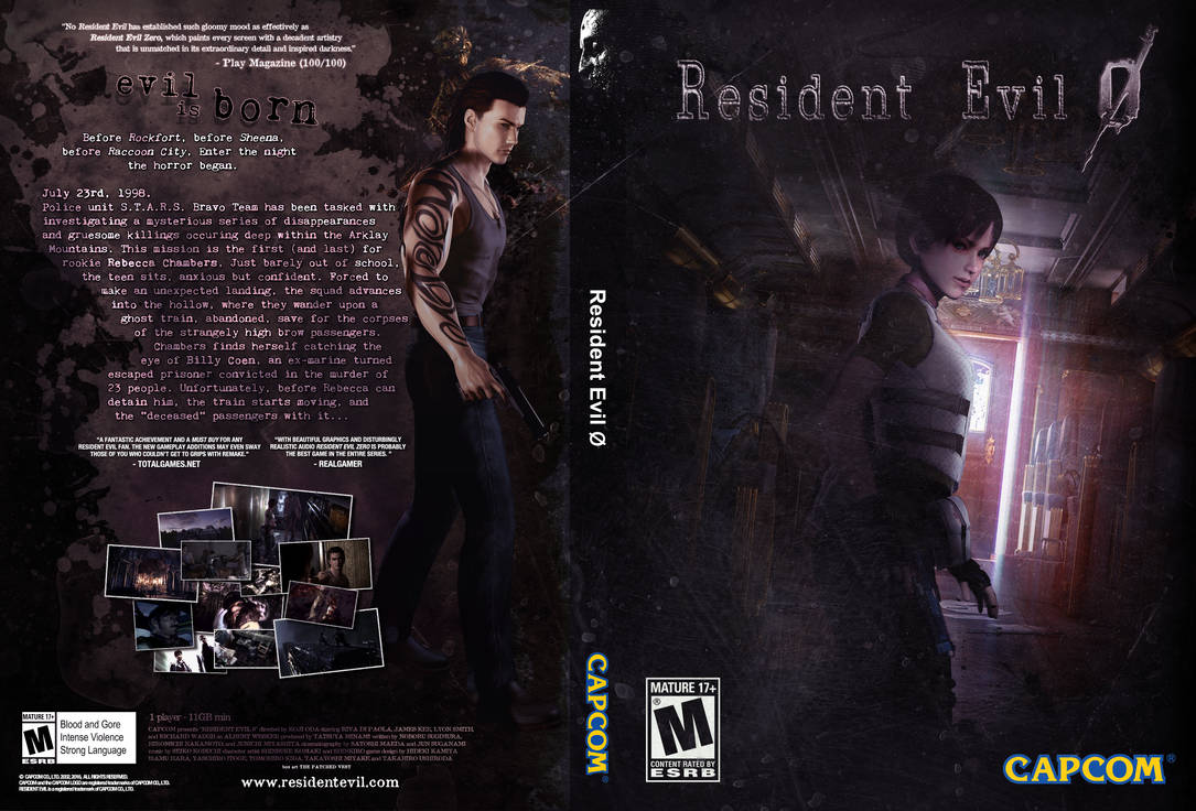 TPV Box Art Collection: Resident Evil Zero by ThePatchedVest on DeviantArt