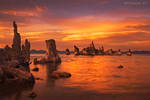 Pirate ship sunset by PeterJCoskun