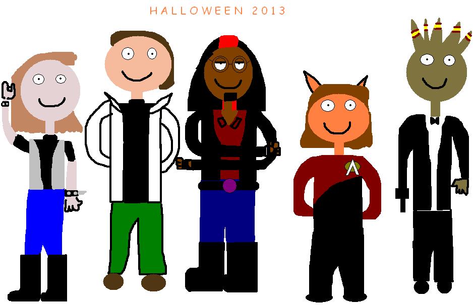 Me and my friends celebrate Halloween