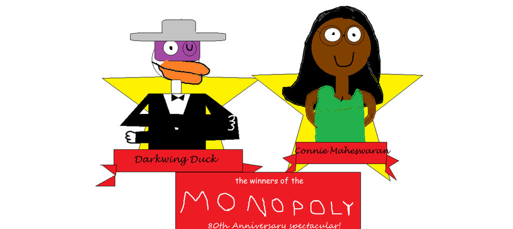 Darkwing and Connie MONOPOLY 80th winners