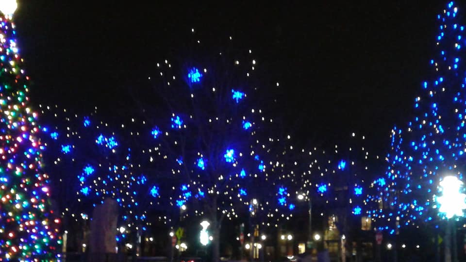 Pretty Blue Lights On Trees By Mylesterlucky7 Deviantart Pretty Blue Lights On Trees By Mylesterlucky7