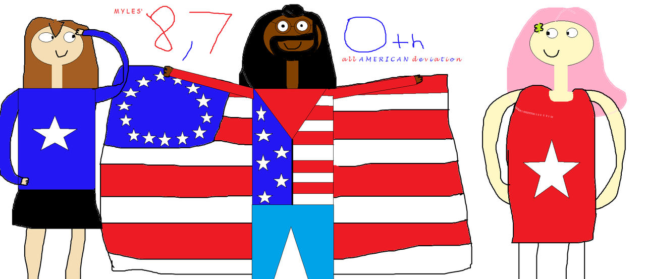 My 8,700th deviation - American style again by mylesterlucky7 on DeviantArt