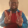 Sending peace selfie