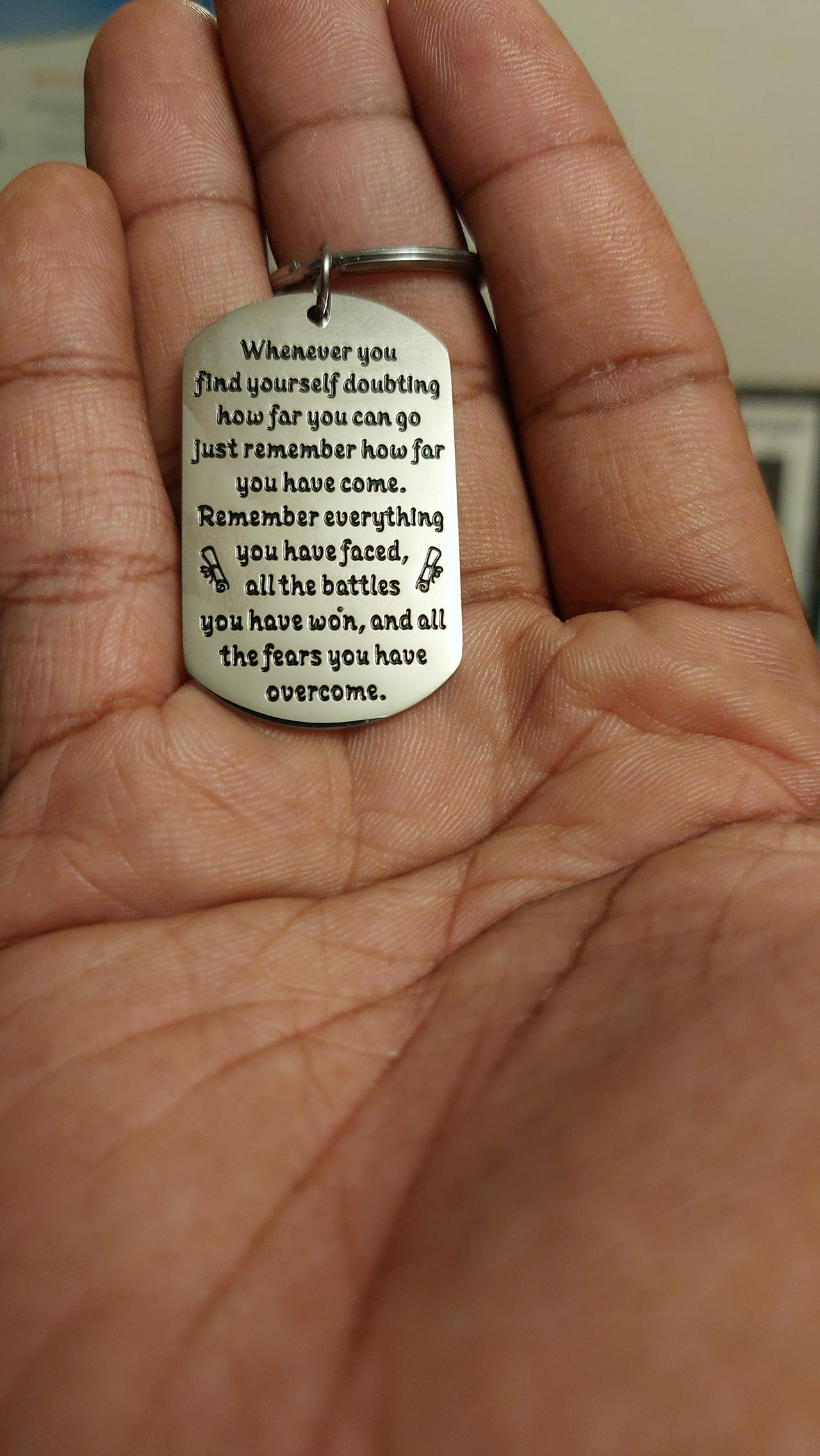 Keychains Inspiring Inspirational message keychain by mylesterlucky7 on DeviantArt